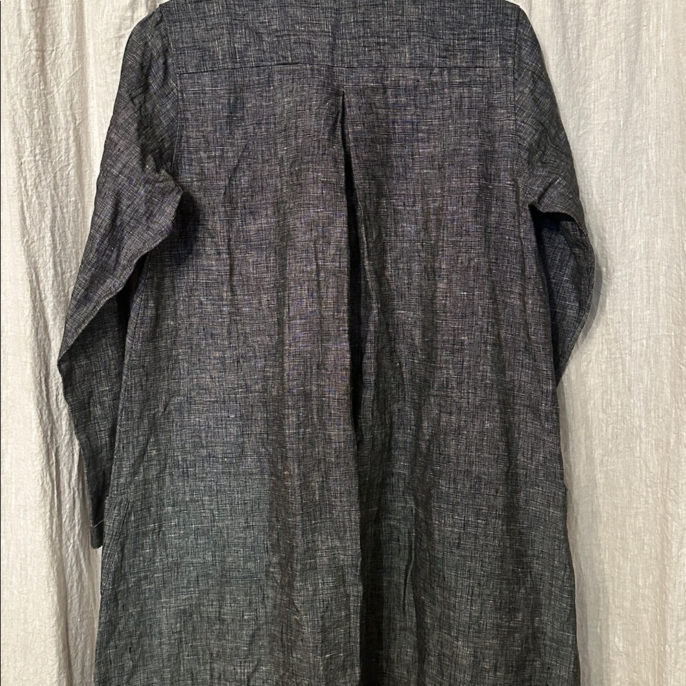 Pure Linen Handmade Coat - Picture 10 of 16